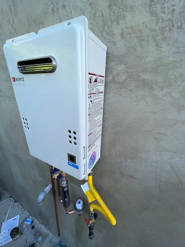 Tankless water heater installation for Cayots homes